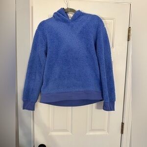 ATHLETA GIRL ELECTRIC BLUE FUZZY HOODIE - Size XXL 16 SKU:141